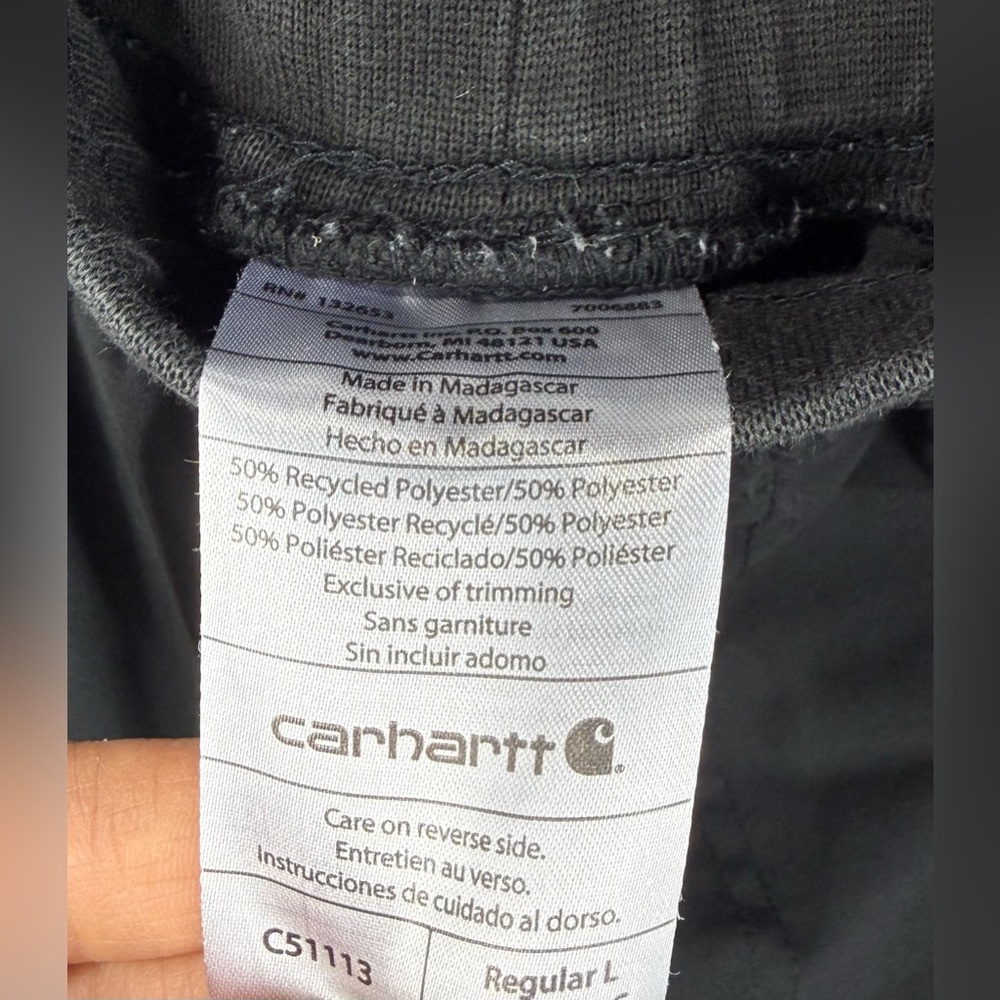 Carhartt Force women’s Black Cargo pocket scrub jogger pants. Size Large. - Picture 7 of 7